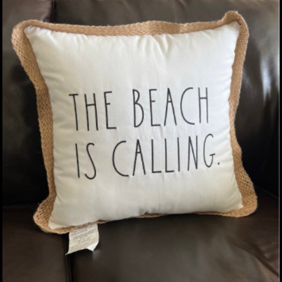 Rae Dunn Other - RAE DUNN "The Beach is Calling" Indoor/Outdoor pillow